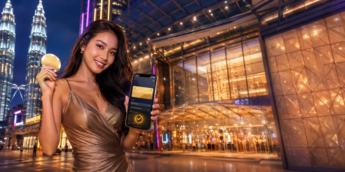 Pengguna Kuala Lumpur menggunakan aplikasi mudah alih iscr2u pada telefon pintar